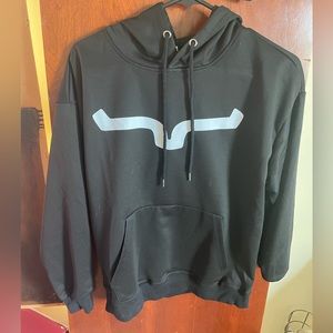 Black thin soft hoodie for kids